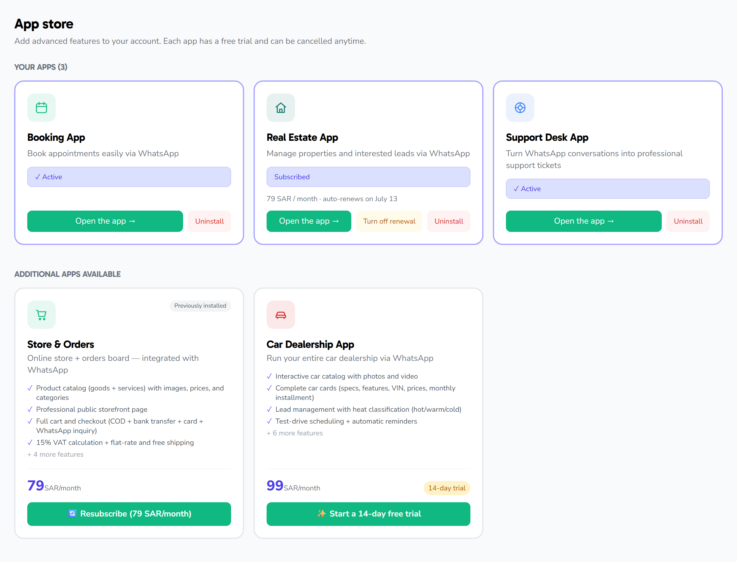 WhatsApp store: manage products, orders, and inventory in one place