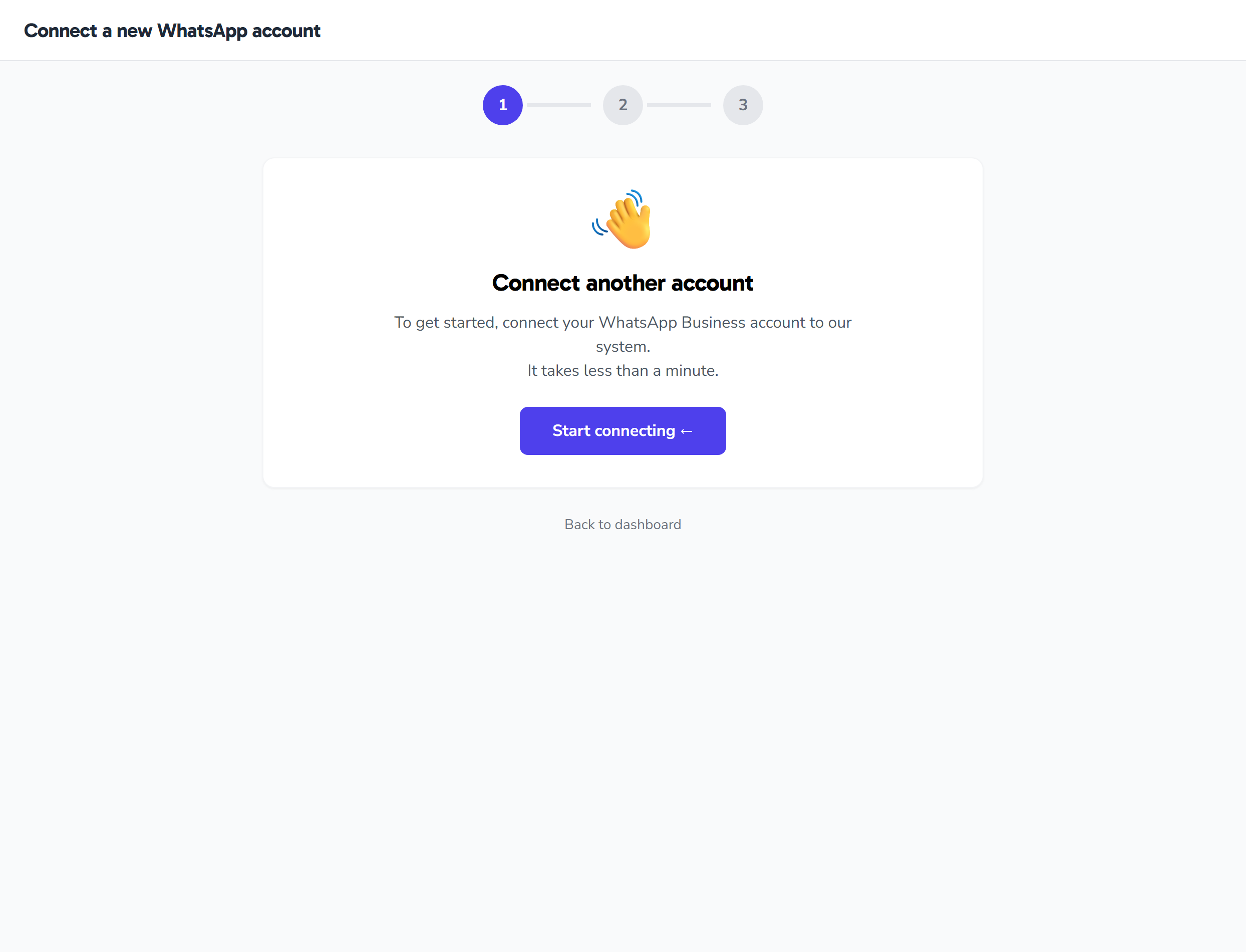 The onboarding wizard