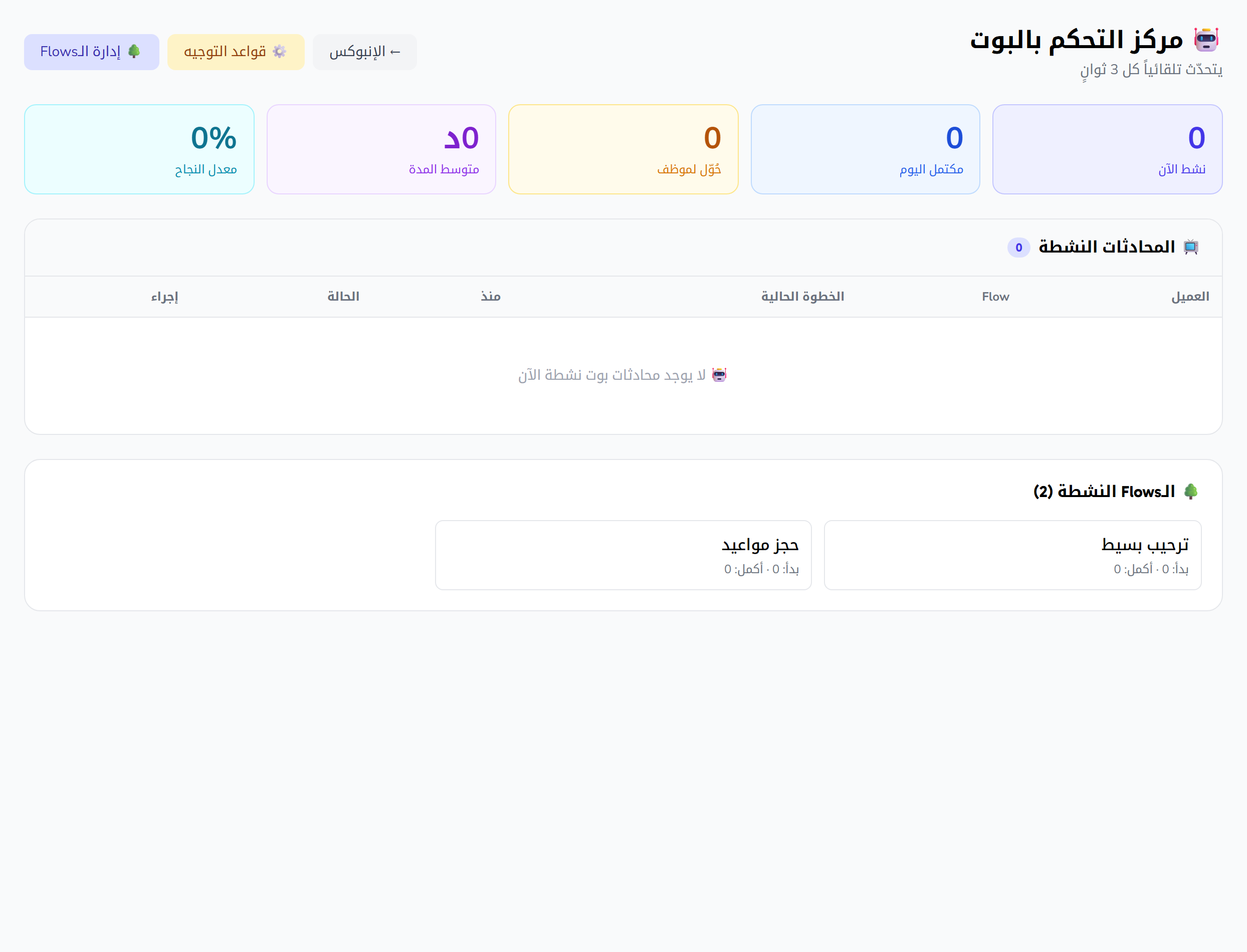 مراقب البوت: متابعة قرارات البوت والردود الآلية لحظياً